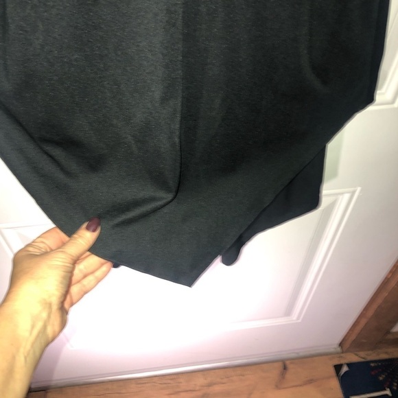 Jody T California Black Handkerchief Hem Vintage 70s Sleeveless Flapper Dress 9 - Picture 3 of 6